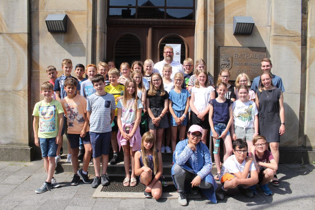 Exkursion zum Rathaus Städtisches Gymnasium Ochtrup
